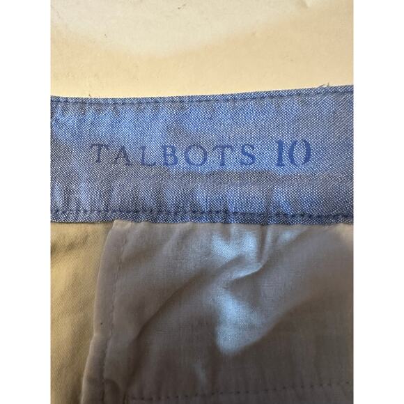Talbots The Weekend Chino Pant Women’s Size 10 Khaki Pockets Cotton Blend - Picture 5 of 8